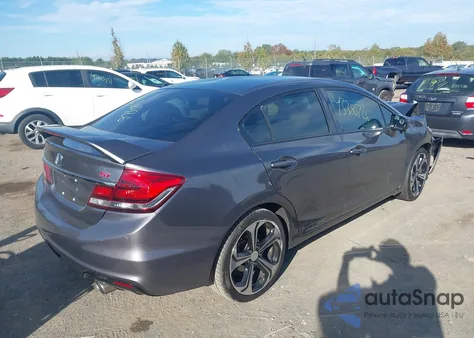 2015 Honda Civic Si из США, поврежденный, VIN 2HGFB6E58FH706568